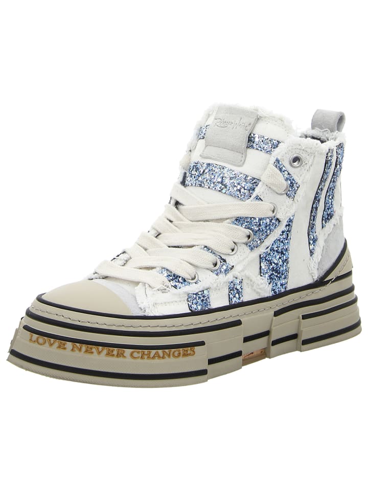 Sneaker High in weiß