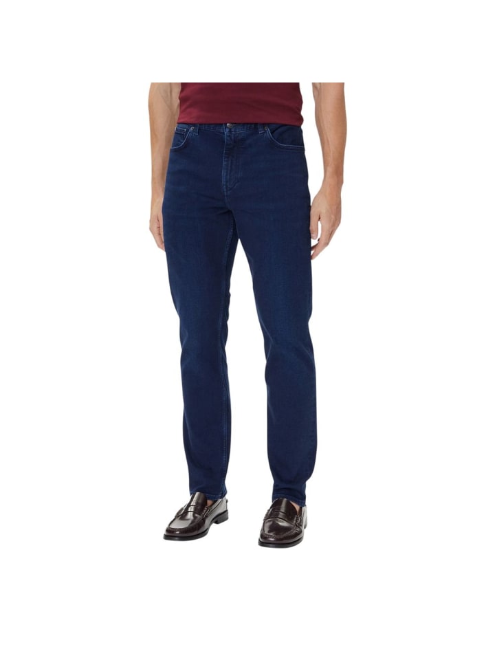 Blau Recycelte Baumwolle Relaxed-Fit-Jeans