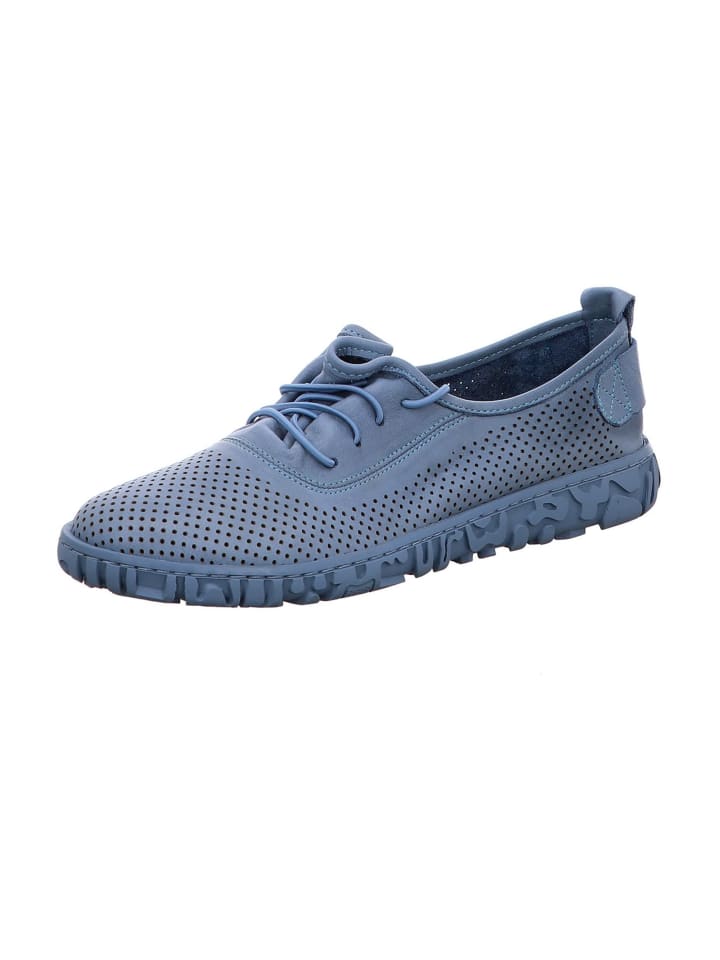 Sportliche Schnürschuhe in Blau