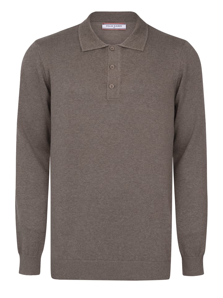 Pullover in braun