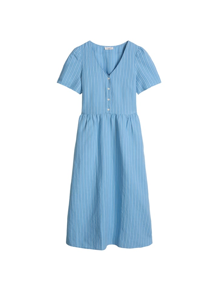 Gestreiftes Kleid regular in Light Blue