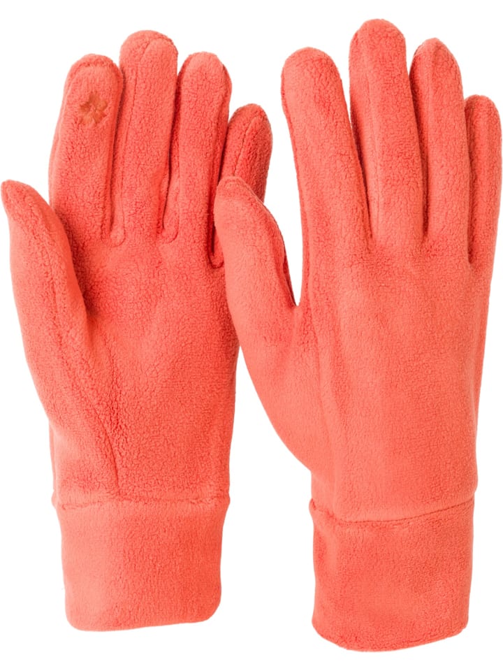 Touchscreen Fleecehandschuhe in Orange