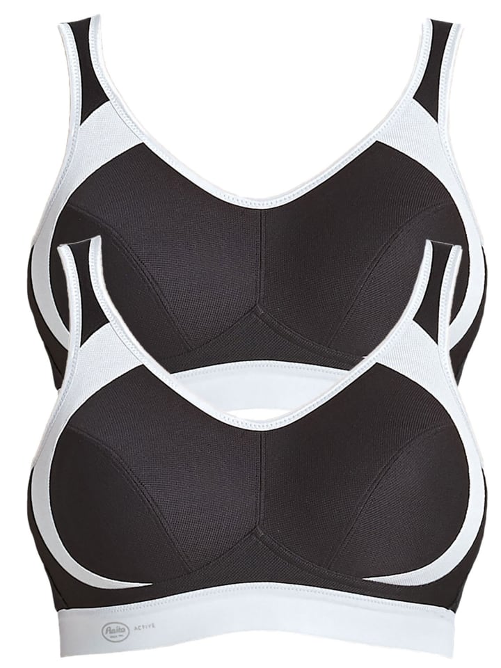 Sport BH extreme control in Schwarz schwarz