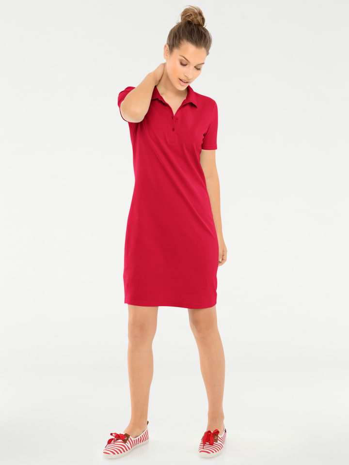 Polokleid in rot