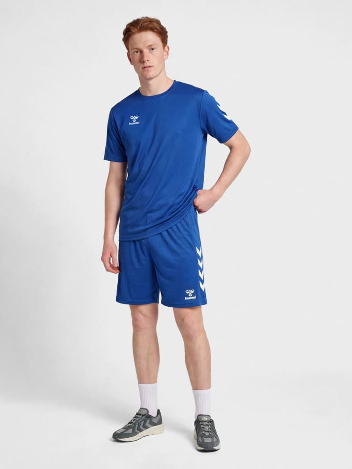 Verstellbare Taille Kurze Hose Anzug Hmllogo Erwachsene in TRUE BLUE