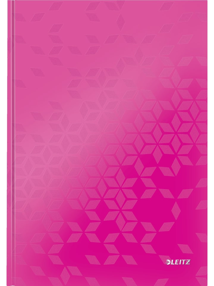 Notizbuch Wow A4 80 Blatt 90g/qm liniert pink