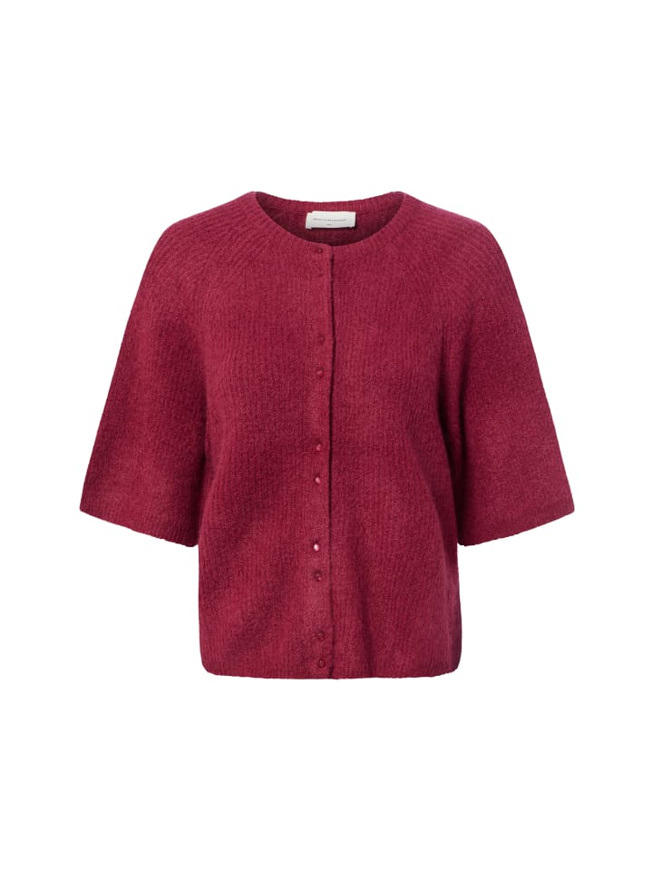 Strickjacke MSCHBondie Hope in bordeaux - 0001