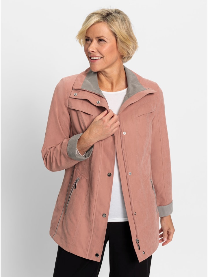 Jacke in rosenholz