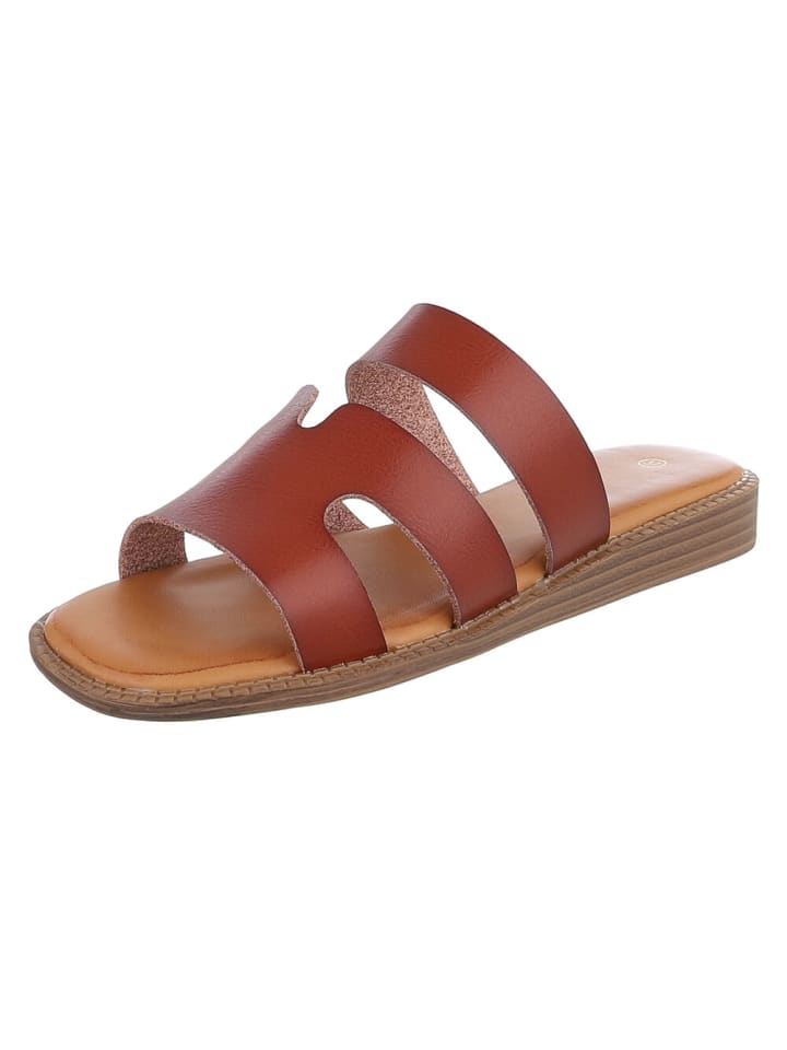 Sandale & Sandalette in Braun