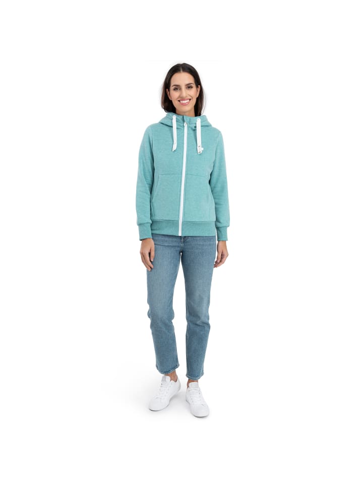 Kapuzensweatjacke FinjaCMYK II in Grün