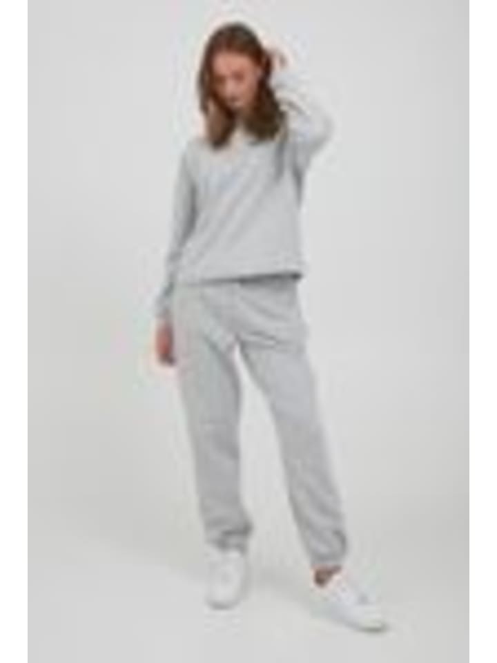 Kapuzenshirt BYSAMMIA Loose fit in Light Grey Melange