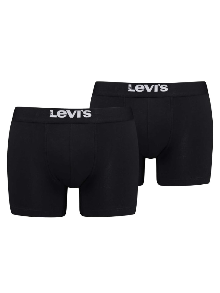 Boxershort 2er Pack in Schwarz