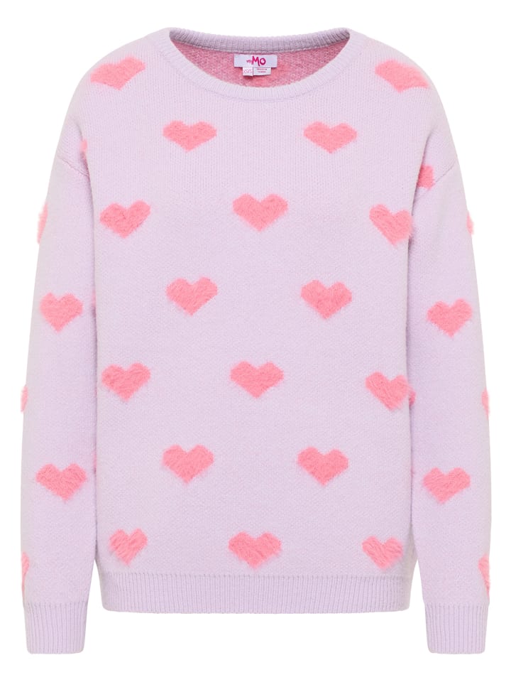 Damen Strickpullover in Hellviolett