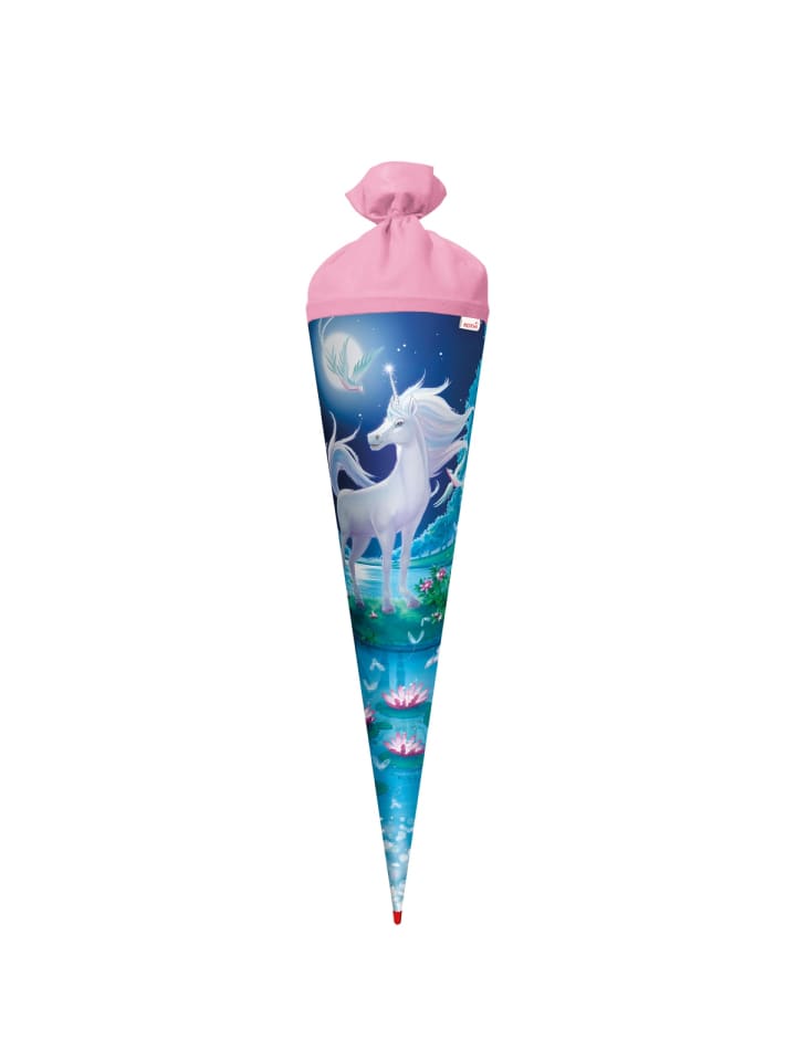Schultüte groß Mondschein-Einhorn 70 cm in Bunt