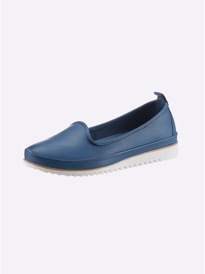 Slipper in jeansblau