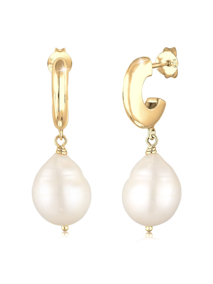 Ohrringe 925 Sterling Silber in Gold