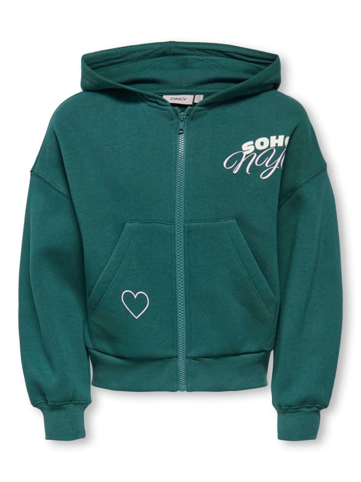 Kapuzen-Sweatjacke Zip Hoodie Kogditte in june bug