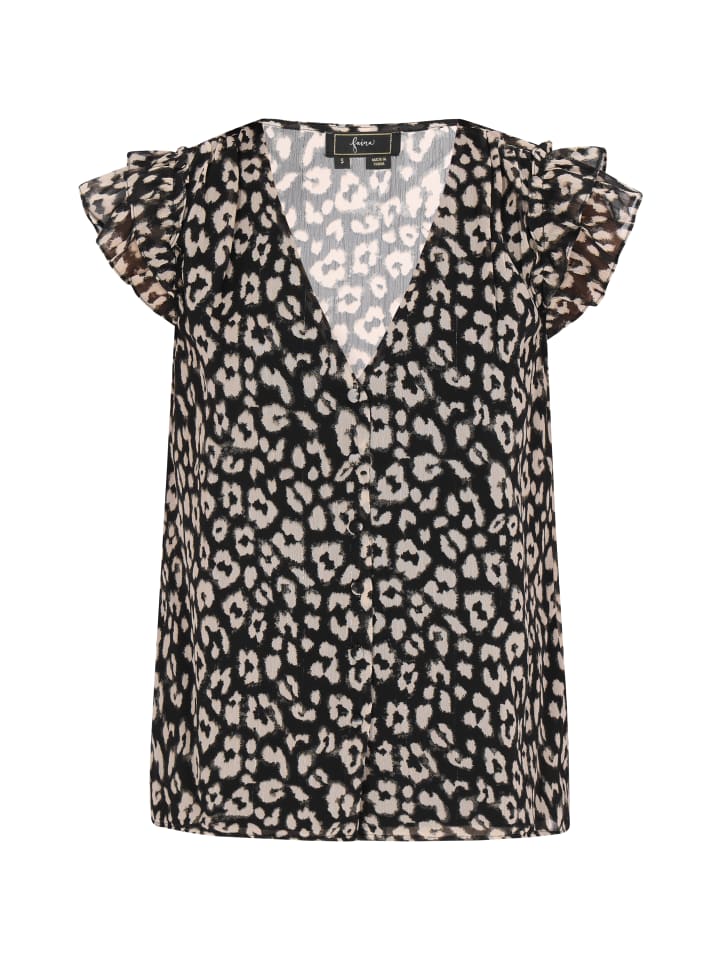 Women Blouse in offwhite black