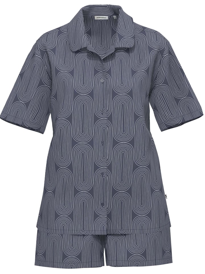 Schlafanzug kurz in nightblue