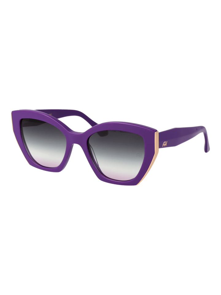 Frauen Sonnenbrille Katzenauge Lila
