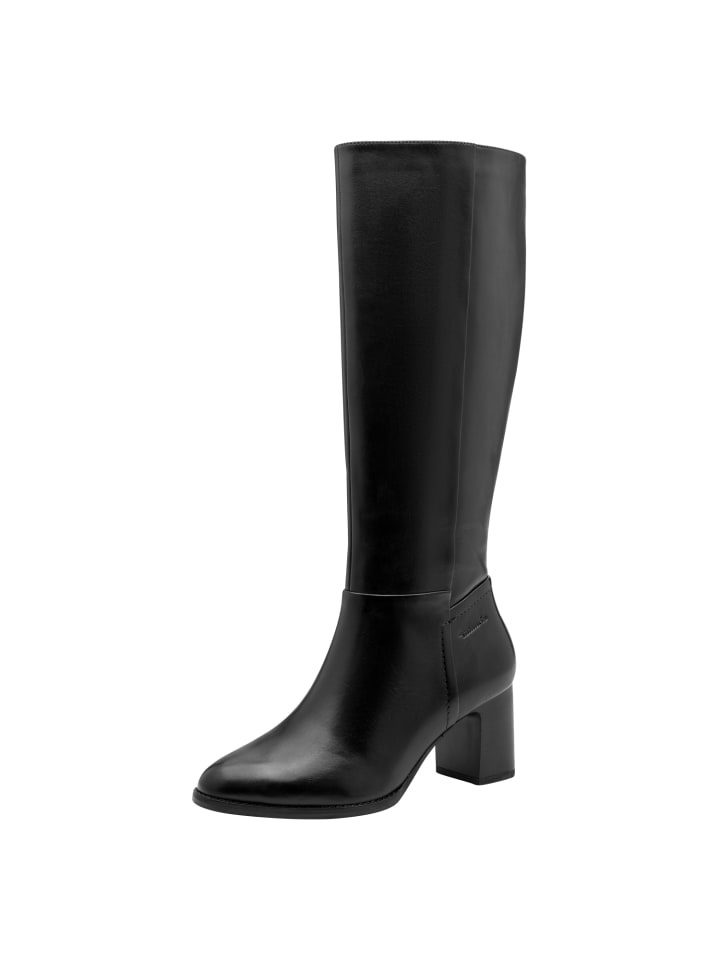 WIDE FIT Stiefel in BLACK