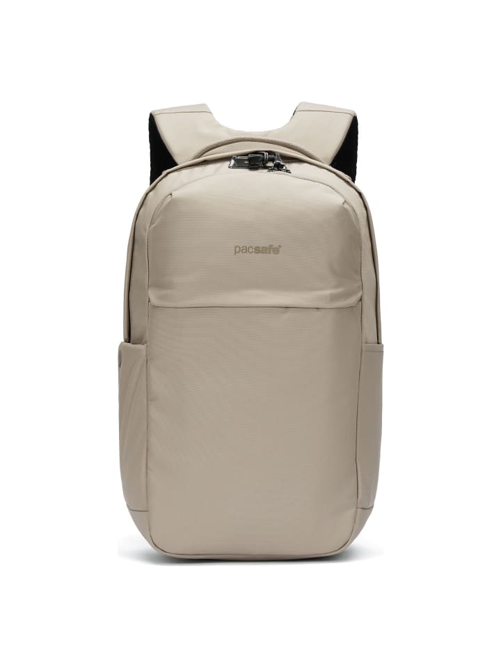 Pacsafe V 20 L Daypack RFID Schutz 45 cm Laptopfach beige