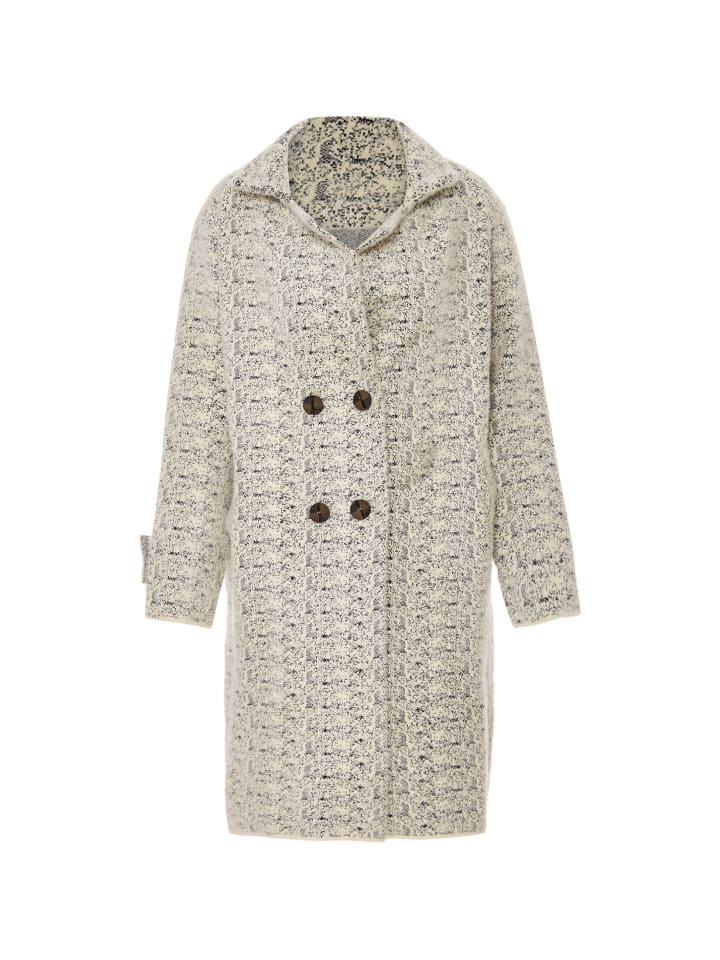 Women Strickjacke in Wollweiss