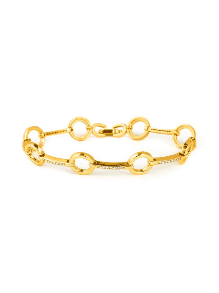 Armband Dimaran mit 18 Karat Gelbgold-Finish – DIMARAN