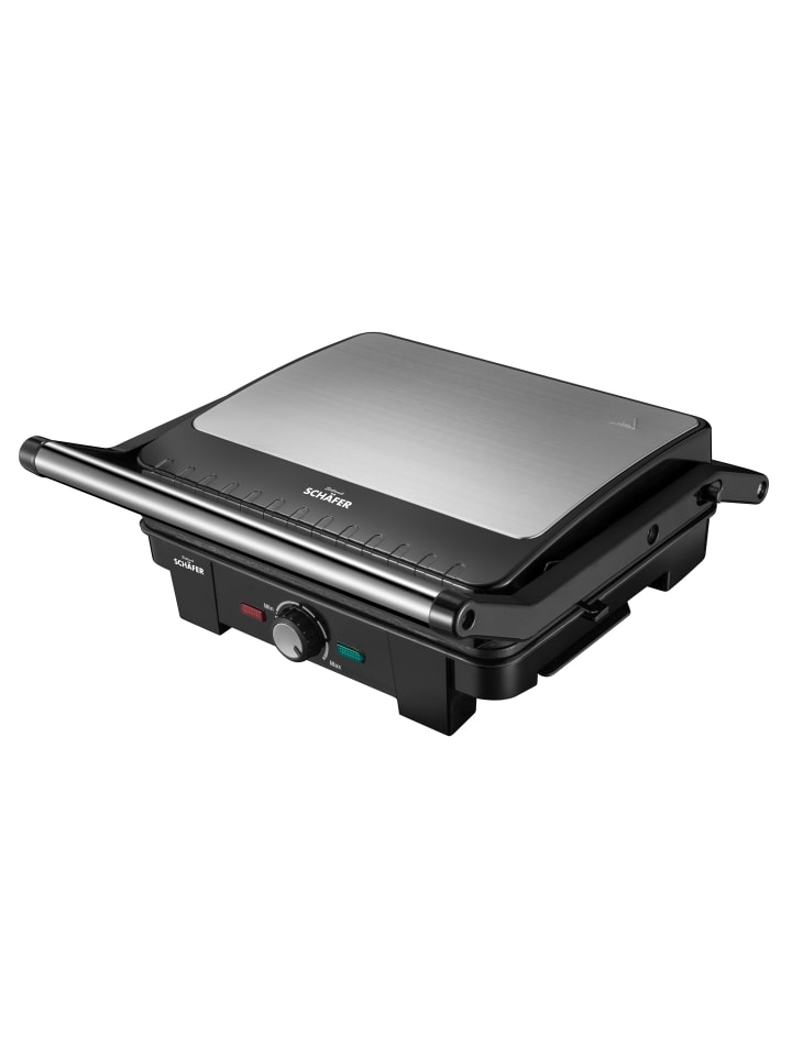 Kontaktgrill 2200W in Schwarz