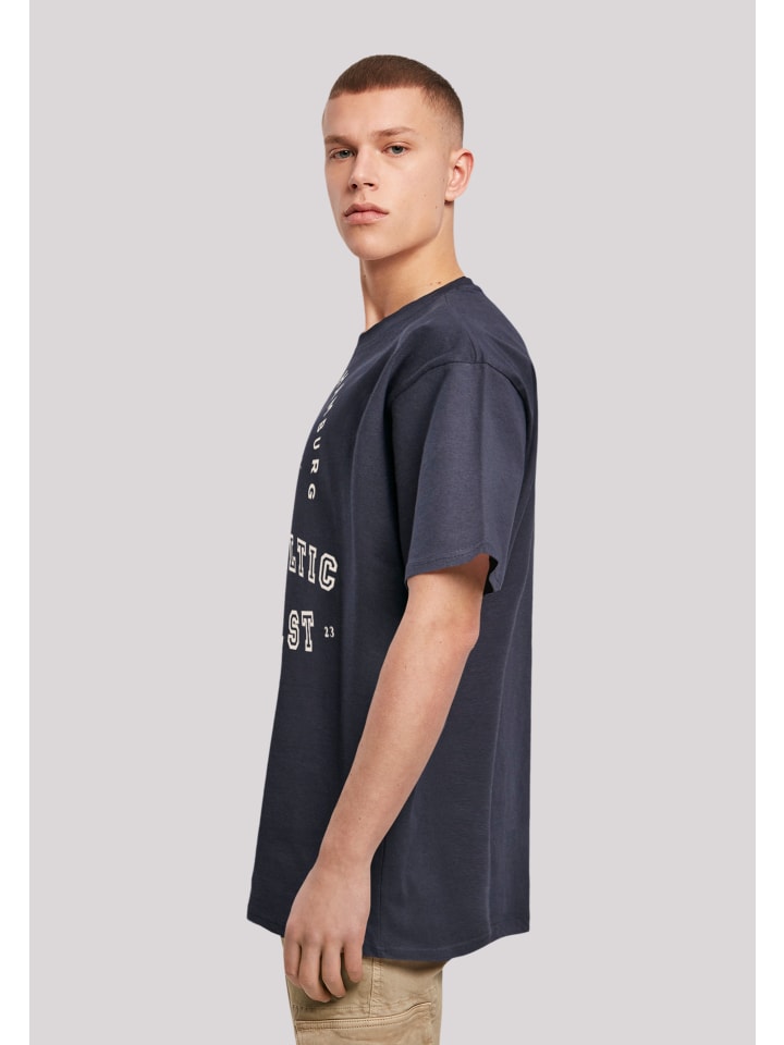 F4NT4STIC Heavy Oversize T-Shirt Möwe Knut & Jan Hamburg in marineblau  günstig kaufen | limango