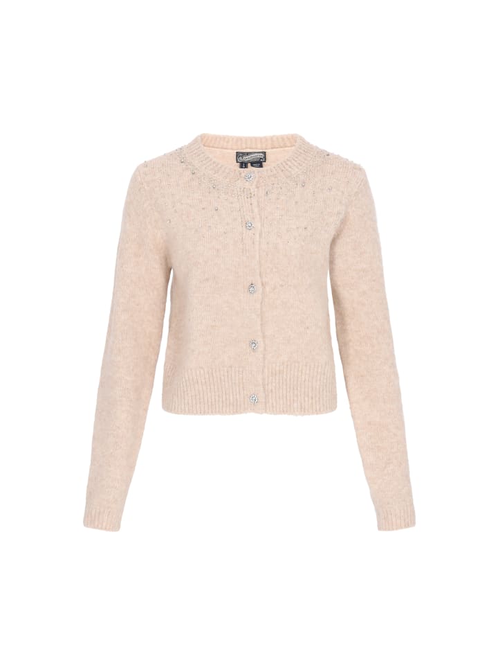 Women Cardigan in beige melange