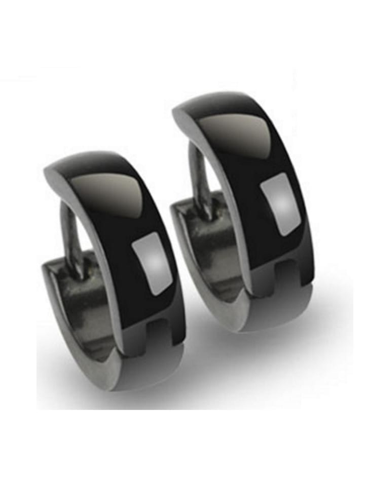 Ohrstecker in Schwarz