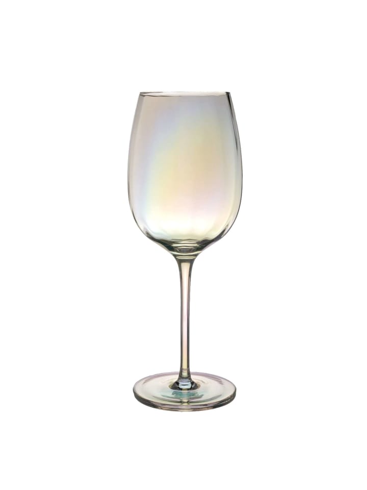 Wein Glas Weißwein Rotwein 440ml in Regenbogen Schimmer
