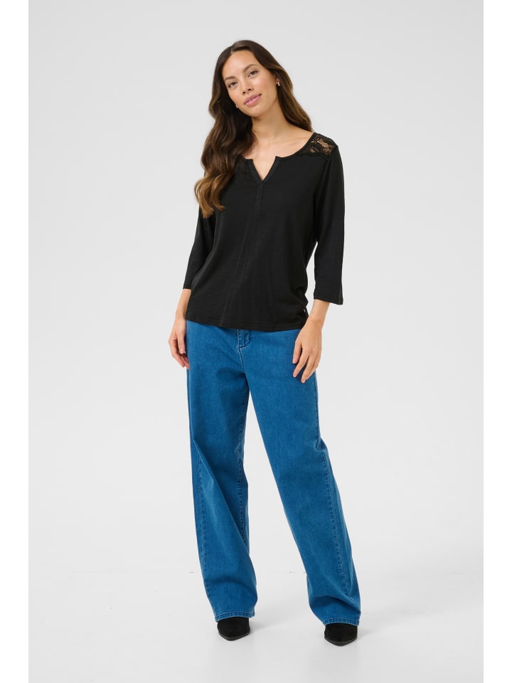 T-shirt CRJanny Regular fit in Pitch Black
