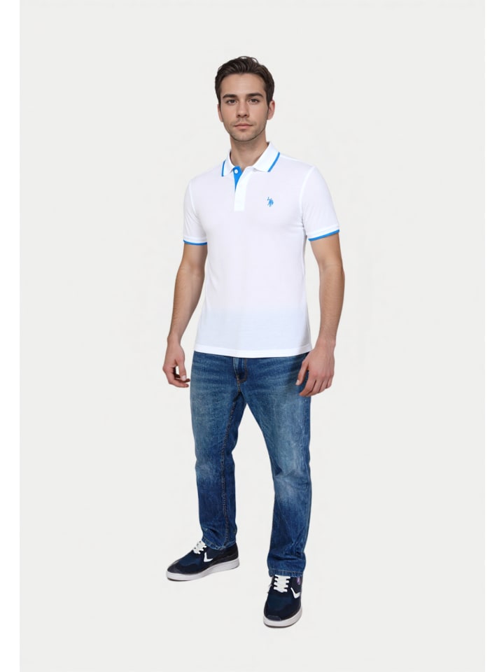 Poloshirt in weiss
