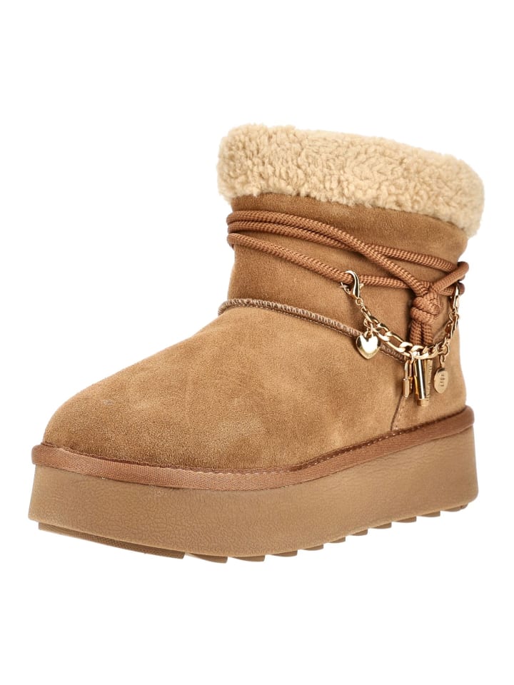 Stiefelette Braun