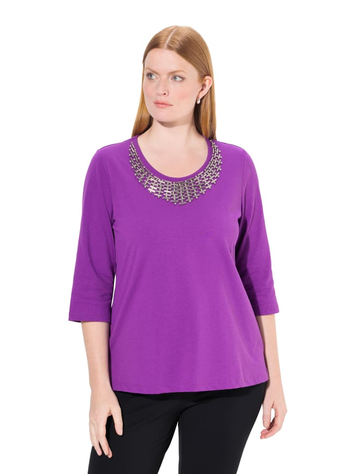 Shirt in brombeere