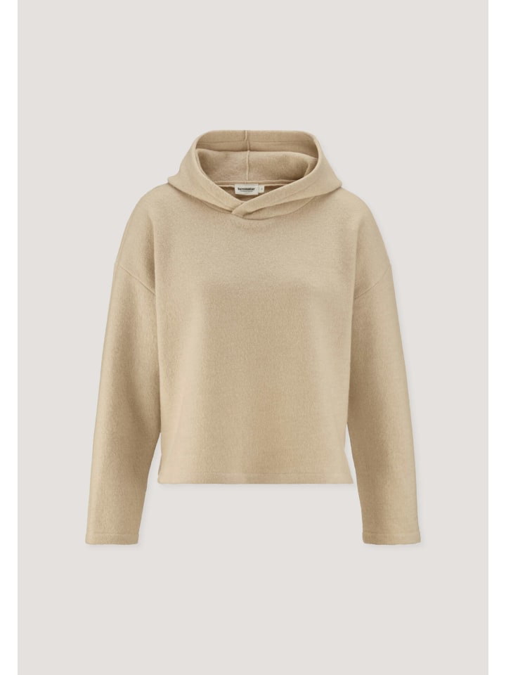 Hessnatur Pullover Oversize aus reiner Bio-Merinowolle in goldsand