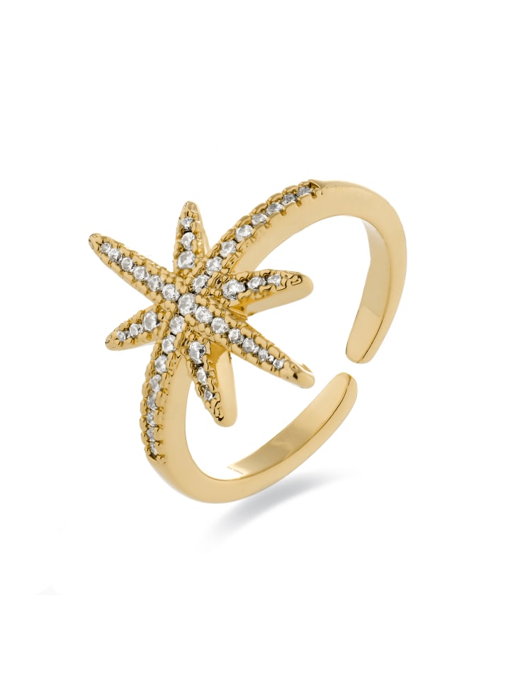 Ring Oriok mit 18 Karat verstellbar Gelbgold-Oriok gold