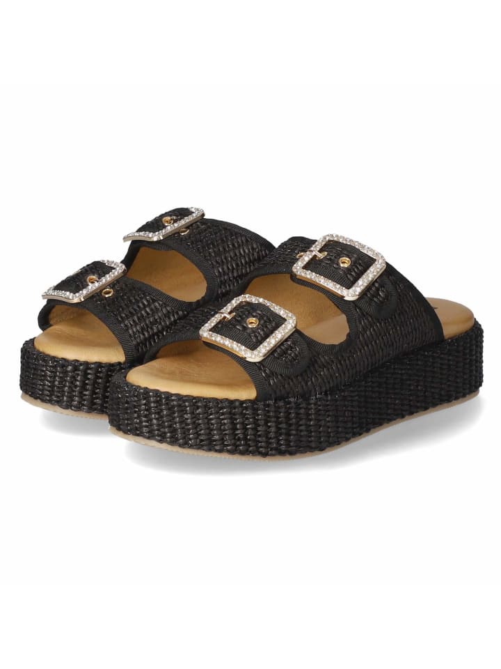 Pantoletten NERO in schwarz