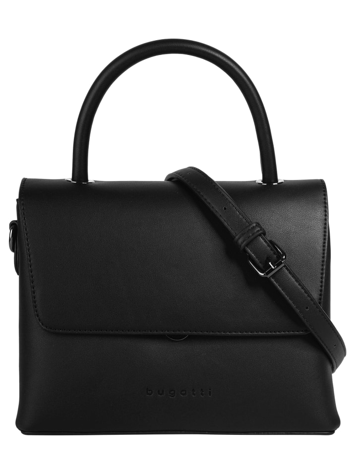 Handtasche ILVA Kunstfaser in schwarz