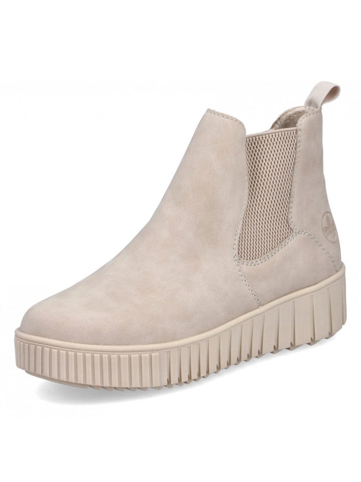 Stiefelette in Beige