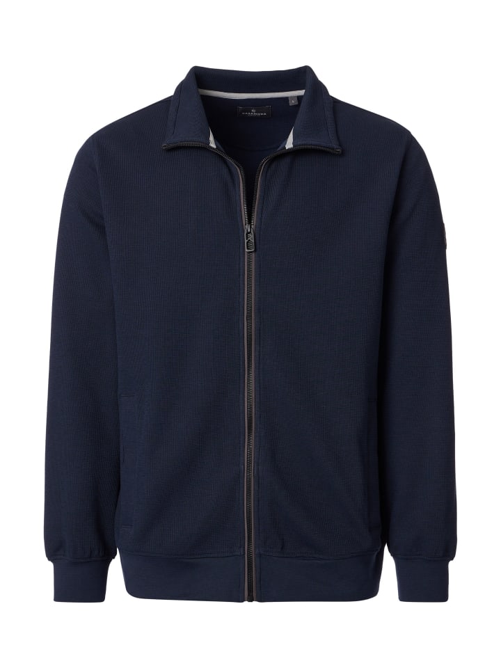 Sweatjacke in Dunkelblau