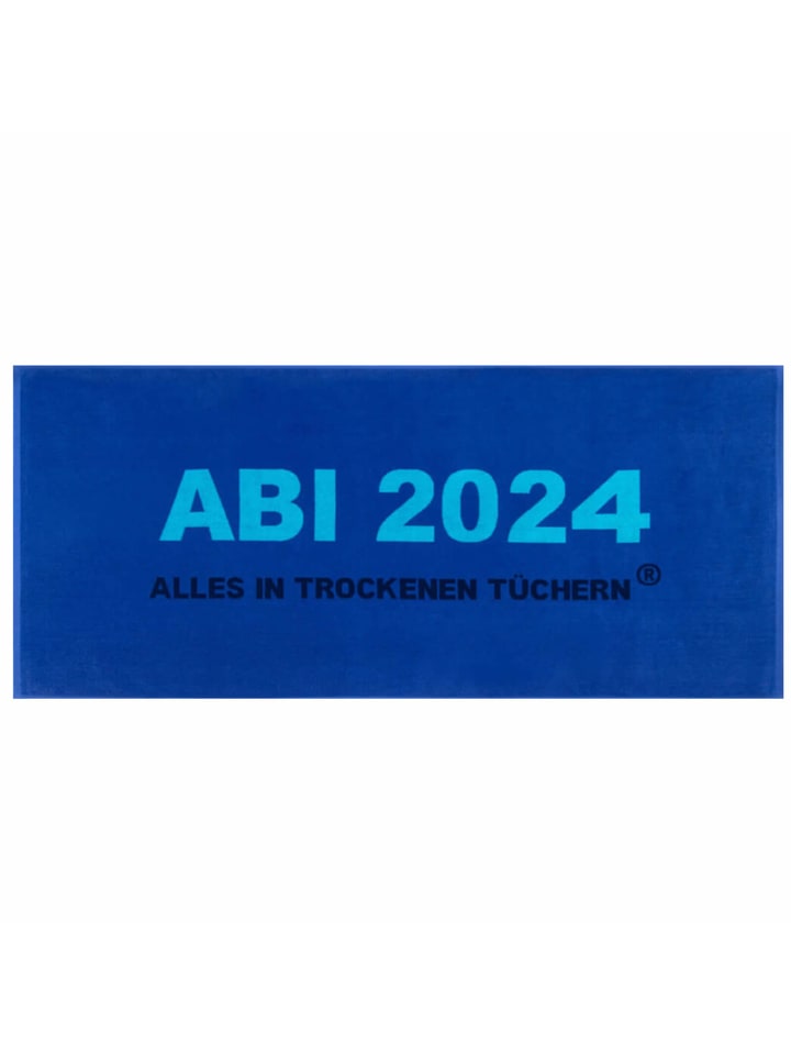 Strandlaken ABI 2024 in Kornblau