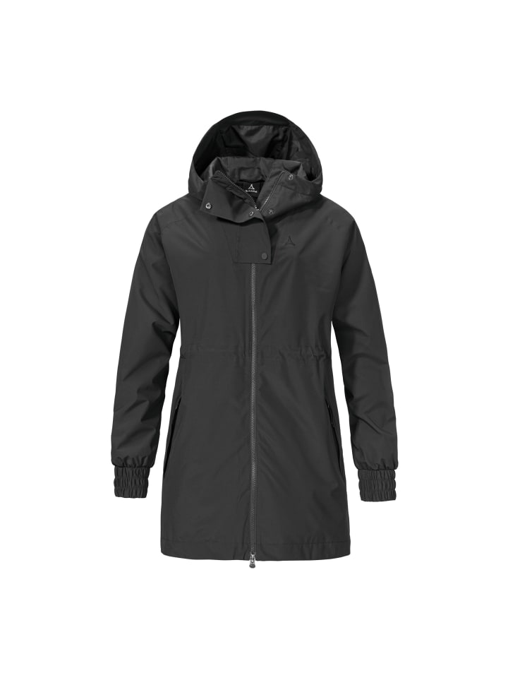 Parka Style Bohorok in schwarz