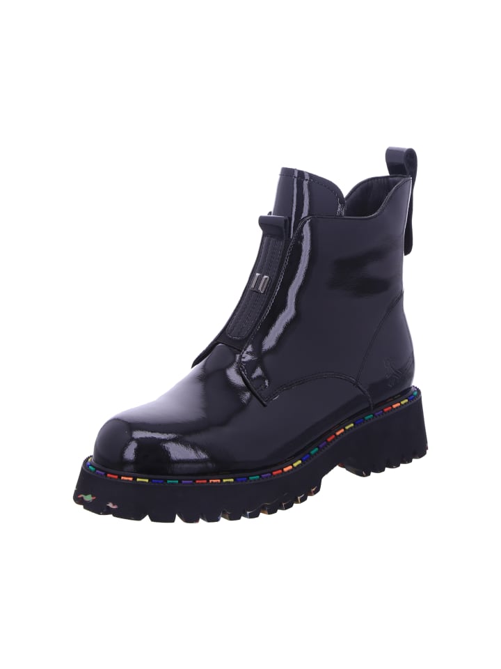 Stiefelette in schwarz