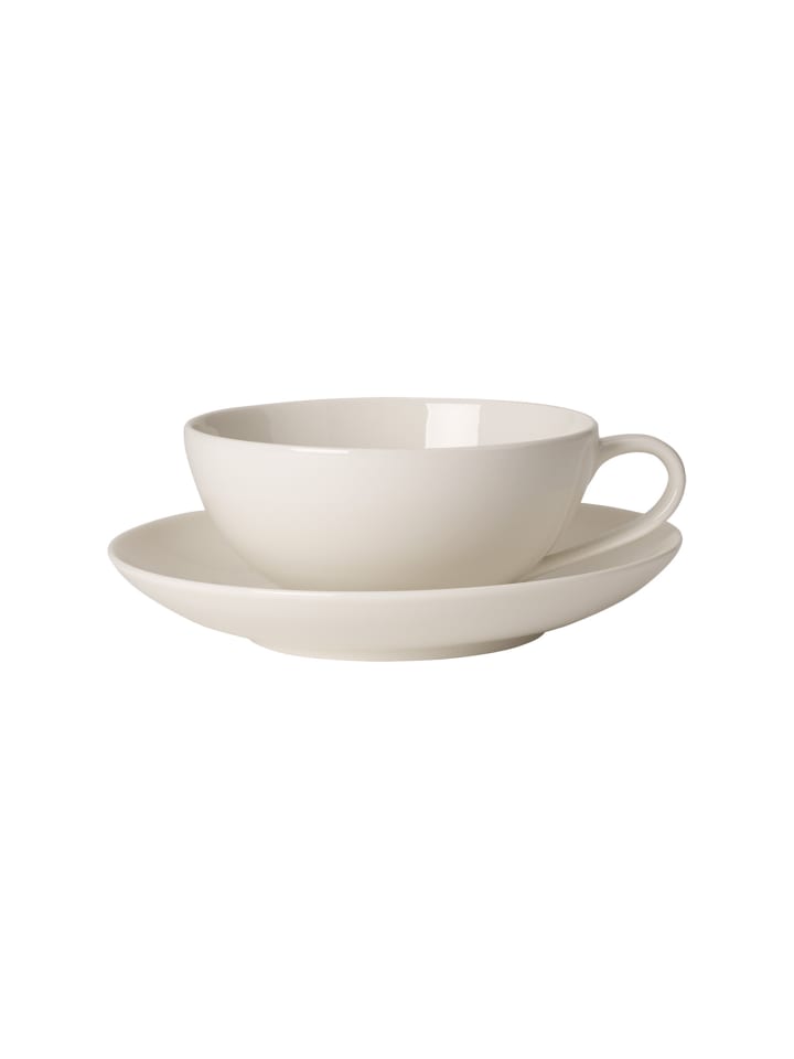Teetasse mit Untertasse For Me in Weiß 110 ml