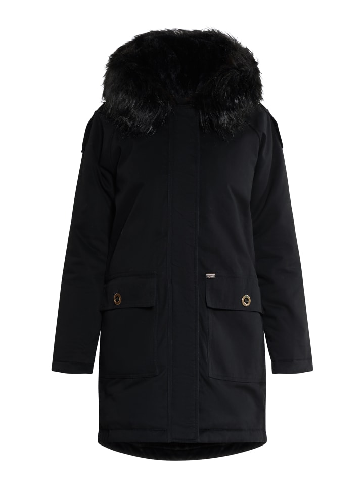 Damen Winterparka in Schwarz