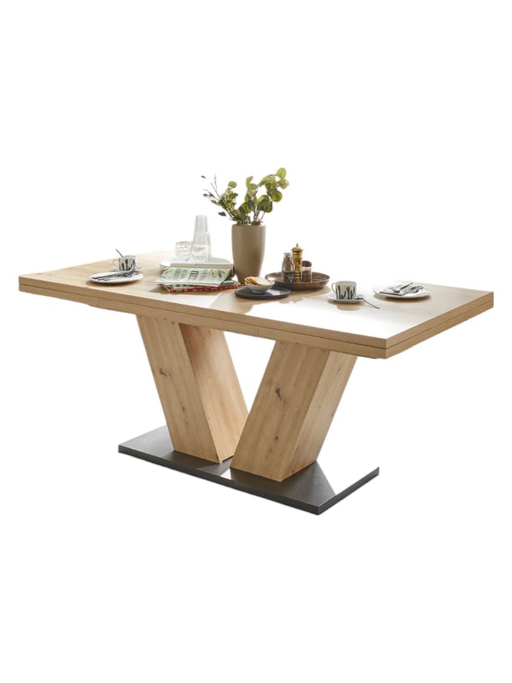 ESSTISCH ausziehbar Elena 160x90x76 Asteiche