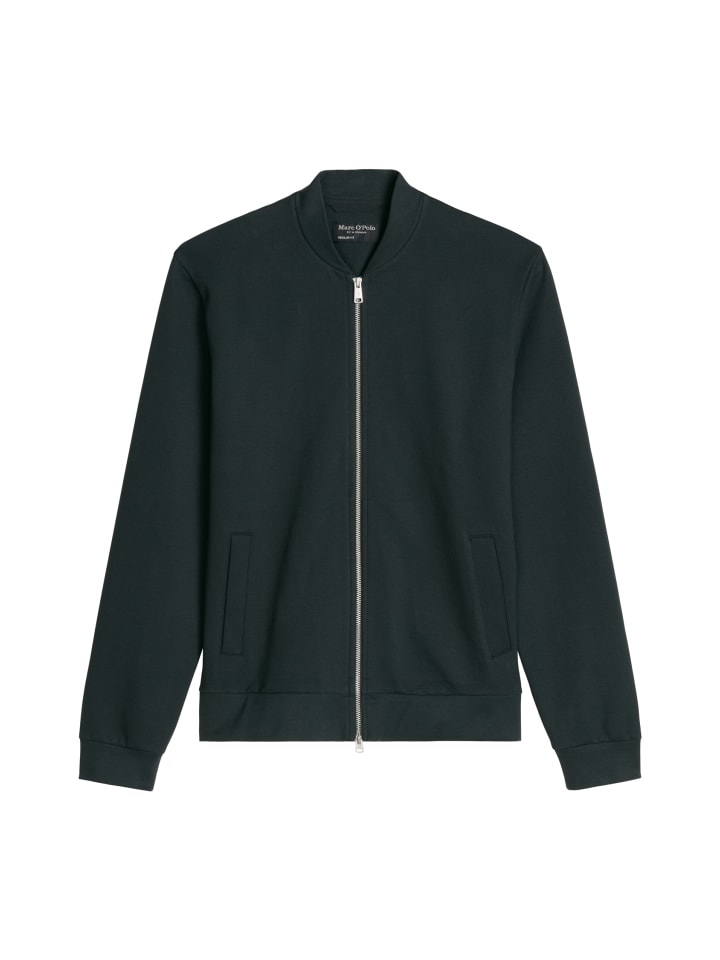 Sweatjacke regular in Peppercorn Grey